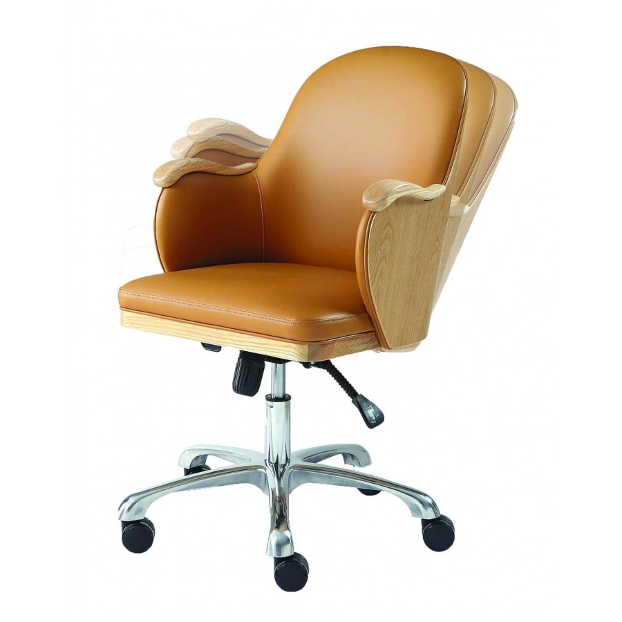 Curve San Fransisco Faux Leather Seat Office Chair